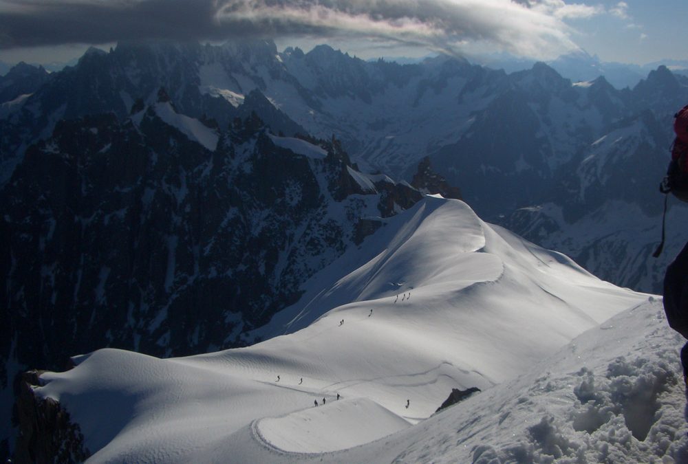 VALLEE BLANCHE CON GLI SCI