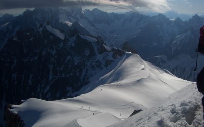 VALLEE BLANCHE CON GLI SCI