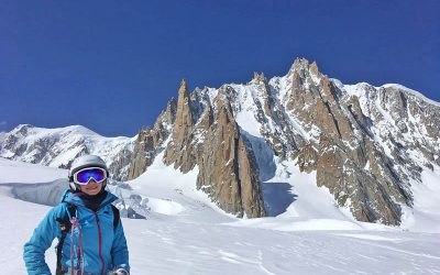 Vallèe Blanche, discesa freeride