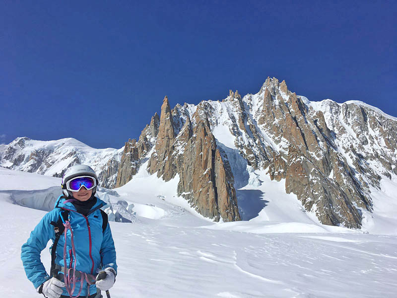 Vallèe Blanche, discesa freeride