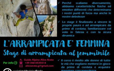 Climbing is female